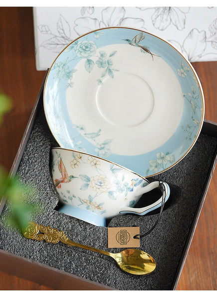 Luxury Tea Cup with Saucer, Elegant Coffee Cup, Ceramic Tea Cup Set, Porcelain Coffee Cup, Porcelain Tea cups, British Tea Cup Set, Afternoon Tea Cup with Saucer Set-artworkcanvas