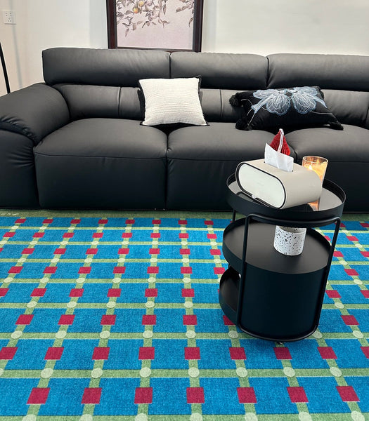 Contemporary Modern Rugs for Living Room, Mid Century Modern Rugs, Colorful Absract Rugs for Bedroom, Minimalist Geometric Rugs for Living Room-artworkcanvas