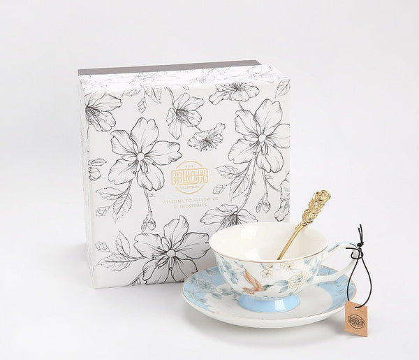 Ceramic Tea Cup Set, Luxury Tea Cup with Saucer, Elegant Coffee Cup, Porcelain Coffee Cup, Porcelain Tea cups, British Tea Cup Set, Afternoon Tea Cup with Saucer Set-artworkcanvas