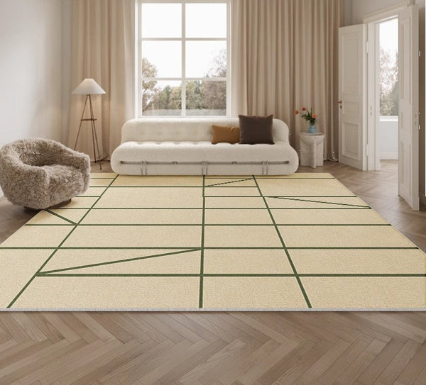 Modern Rugs for Living Room, Geometric Area Rugs under Coffee Table, Contemporary Modern Rugs for Dining Room, Large Modern Rugs for Bedroom-artworkcanvas