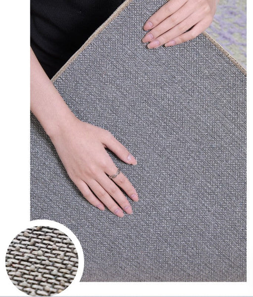 Modern Rugs for Living Room, Geometric Area Rugs, Green Mid Century Contemporary Rugs, Colorful Area Rugs for Bedroom-artworkcanvas