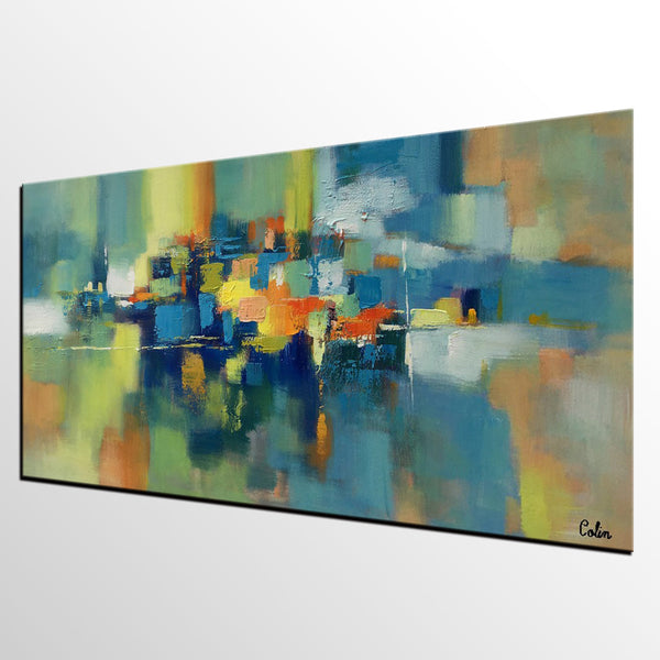 Large Canvas Art, Abstract Painting for Sale, Custom Acrylic Art Painting, Bedroom Canvas Art