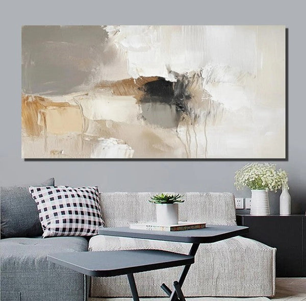 Hand Painted Wall Art Painting, Large Modern Acrylic Painting, Contemporary Canvas Artwork, Abstract Wall Art Paintings, Modern Art for Dining Room-artworkcanvas
