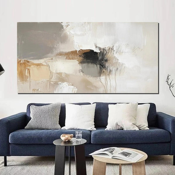 Hand Painted Wall Art Painting, Large Modern Acrylic Painting, Contemporary Canvas Artwork, Abstract Wall Art Paintings, Modern Art for Dining Room-artworkcanvas