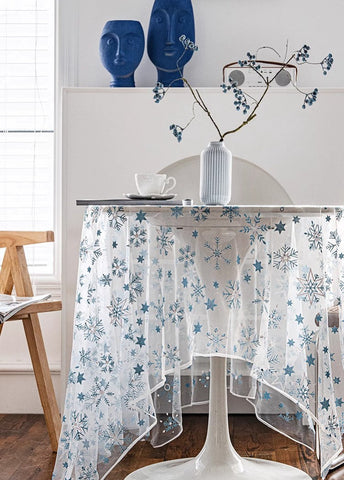 Extra Large Rectangular Tablecloth for Oval Table, Lace Embroidered Table Covers, Rectangular Table Covers for Coffee Table, Oversized Modern Lace Tablecloths-artworkcanvas