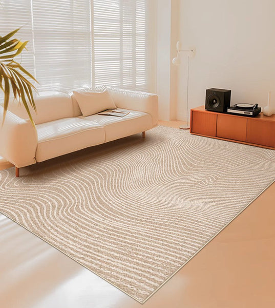 Oversized Modern Rug for Living Room, Geometric Contemporary Rugs for Dining Room, Bedroom Floor Rugs, Extra Large Modern Rugs for Living Room-artworkcanvas