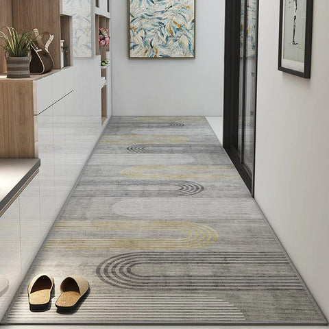 Modern Long Hallway Runners, Kitchen Runner Rugs, Entryway Runner Rugs, Long Hallway Runners, Long Narrow Runner Rugs, Entrance Hallway Grey Runners-artworkcanvas