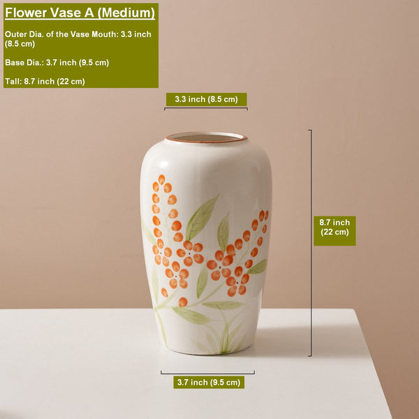 Dining Table Centerpiece, Ceramic Bouquet Vases, Porcelain Flower Vases, Large Flower Vases on Table, Handmade Water Holding Flower Vase-artworkcanvas