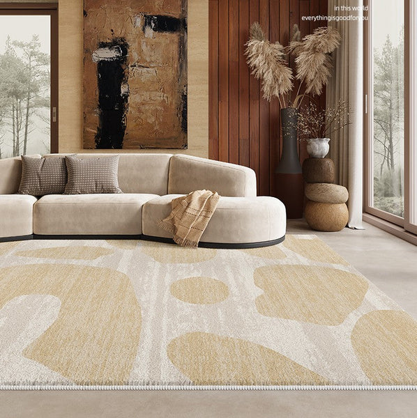 Modern Rugs under Sofa, Dining Room Floor Rugs, Abstract Contemporary Rugs for Bedroom, Modern Rug Ideas for Living Room-artworkcanvas