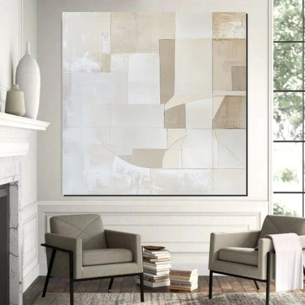 Contemporary Modern Artwork, Large Modern Canvas Painting, Wall Art for Bedroom, Hand Painted Wall Art Painting