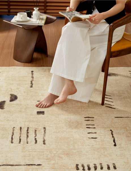 Modern Rugs under Dining Room Table, Contemporary Abstract Rugs Next to Bed, Geometric Modern Carpets for Office, Large Modern Rugs for Living Room