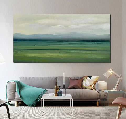 Abstract Landscape Acrylic Paintings, Hand Painted Wall Art Paintings, Contemporary Canvas Artwork, Abstract Wall Art Paintings, Modern Art for Dining Room