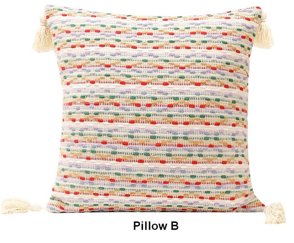 Colorful Modern Sofa Pillows Covers, Modern Sofa Cushion, Decorative Modern Pillows for Couch, Decorative Pillows for Living Room-artworkcanvas
