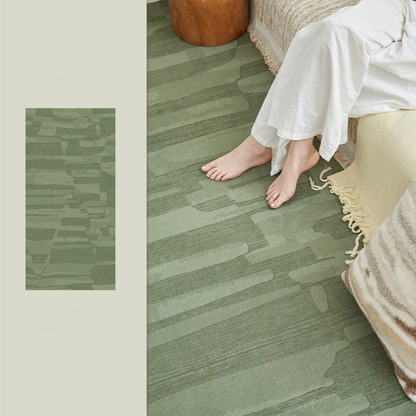 Modern Rug Ideas for Living Room, Green Modern Rugs under Sofa, Abstract Contemporary Rugs for Bedroom, Dining Room Floor Rugs-artworkcanvas