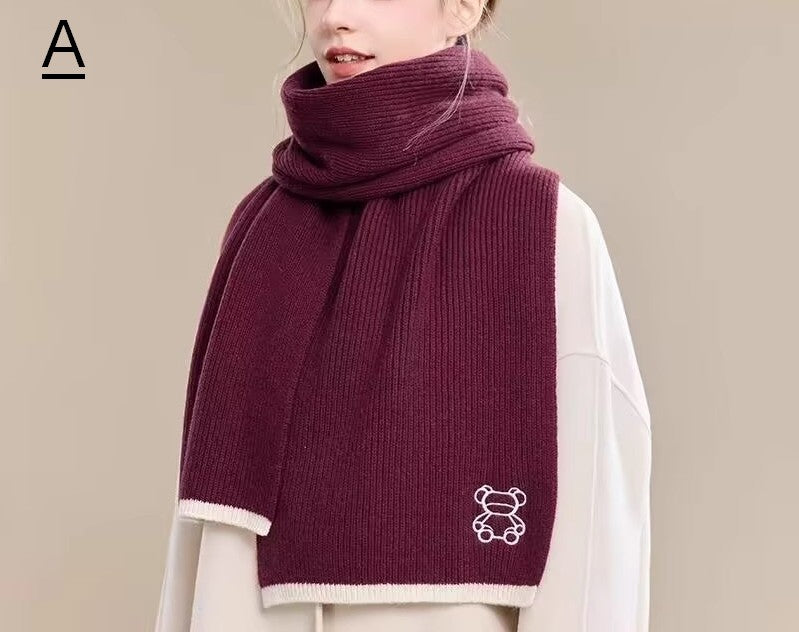 Warm Winter Scarf, Cold Weather Scarf, Fashion Scarf, Christmas Gifts for Her, Holiday Scarf, Winter Wool Scarf, Soft Cashmere Scarf for Women, Elegant Wool Scarves-artworkcanvas