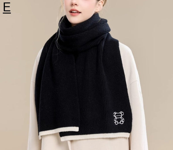 Warm Winter Scarf, Cold Weather Scarf, Fashion Scarf, Christmas Gifts for Her, Holiday Scarf, Winter Wool Scarf, Soft Cashmere Scarf for Women, Elegant Wool Scarves-artworkcanvas