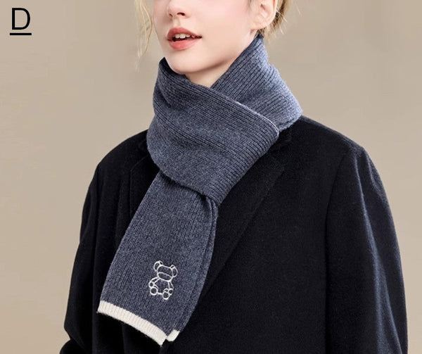 Warm Winter Scarf, Cold Weather Scarf, Fashion Scarf, Christmas Gifts for Her, Holiday Scarf, Winter Wool Scarf, Soft Cashmere Scarf for Women, Elegant Wool Scarves-artworkcanvas