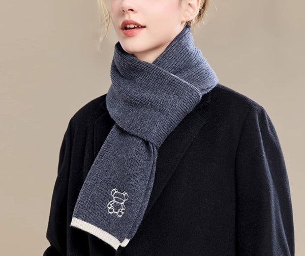 Warm Winter Scarf, Cold Weather Scarf, Fashion Scarf, Christmas Gifts for Her, Holiday Scarf, Winter Wool Scarf, Soft Cashmere Scarf for Women, Elegant Wool Scarves-artworkcanvas