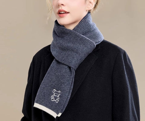 Warm Winter Scarf, Cold Weather Scarf, Fashion Scarf, Christmas Gifts for Her, Holiday Scarf, Winter Wool Scarf, Soft Cashmere Scarf for Women, Elegant Wool Scarves-artworkcanvas