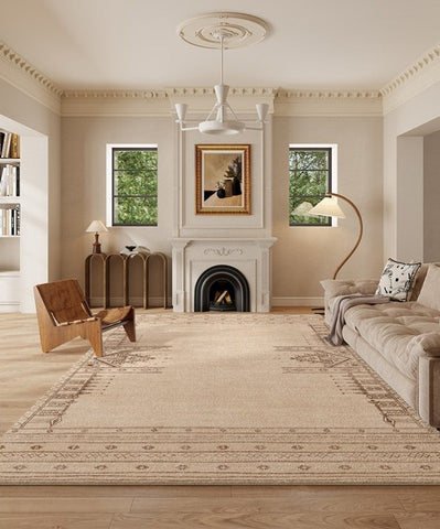 Contemporary Modern Rugs Next to Bed, Modern Rugs under Dining Room Table, Geometric Modern Carpets for Office, Abstract Modern Rugs for Living Room-artworkcanvas