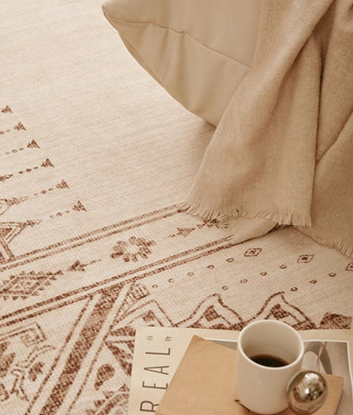 Contemporary Modern Rugs Next to Bed, Modern Rugs under Dining Room Table, Geometric Modern Carpets for Office, Abstract Modern Rugs for Living Room-artworkcanvas