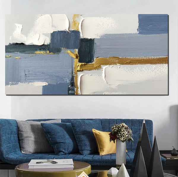 Abstract Acrylic Paintings on Canvas, Hand Painted Wall Art Paintings, Contemporary Canvas Artwork, Abstract Wall Art Paintings, Modern Art Paintings for Dining Room-artworkcanvas
