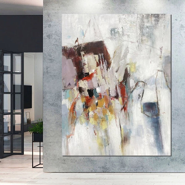 Canvas Painting for Living Room, Simple Modern Art, Extra Large Wall Art Painting, Modern Contemporary Abstract Artwork, Large Paintings for Sale-artworkcanvas