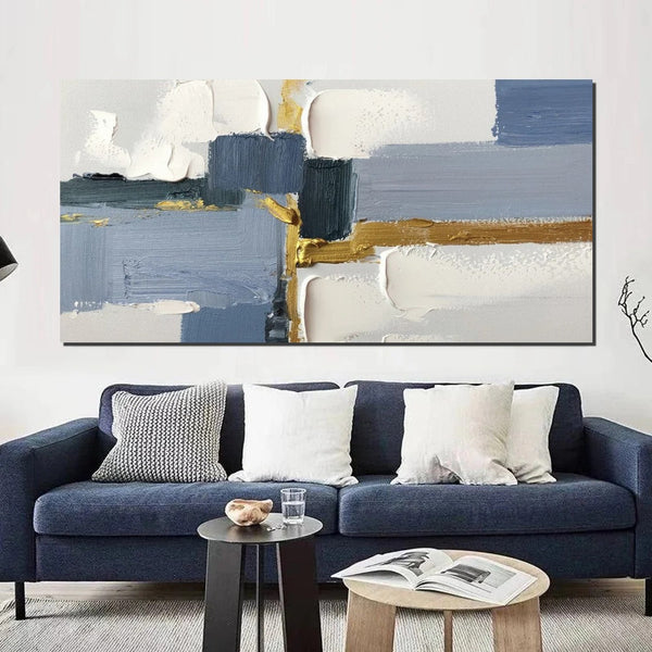 Abstract Acrylic Paintings on Canvas, Hand Painted Wall Art Paintings, Contemporary Canvas Artwork, Abstract Wall Art Paintings, Modern Art Paintings for Dining Room-artworkcanvas