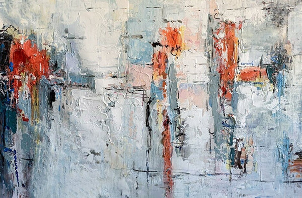 Abstract Acrylic Paintings for Living Room, Buy Paintings Online, Heavy Texture Canvas Art, Modern Contemporary Artwork-artworkcanvas