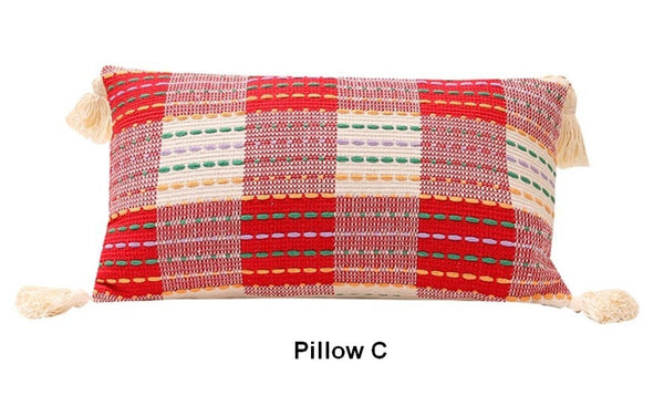 Colorful Modern Sofa Pillows Covers, Modern Sofa Cushion, Decorative Modern Pillows for Couch, Decorative Pillows for Living Room-artworkcanvas