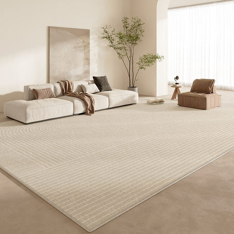 Oversized Modern Rug for Living Room, Soft Bedroom Floor Rugs, Extra Large Modern Rugs for Living Room, Geometric Contemporary Rugs for Dining Room-artworkcanvas