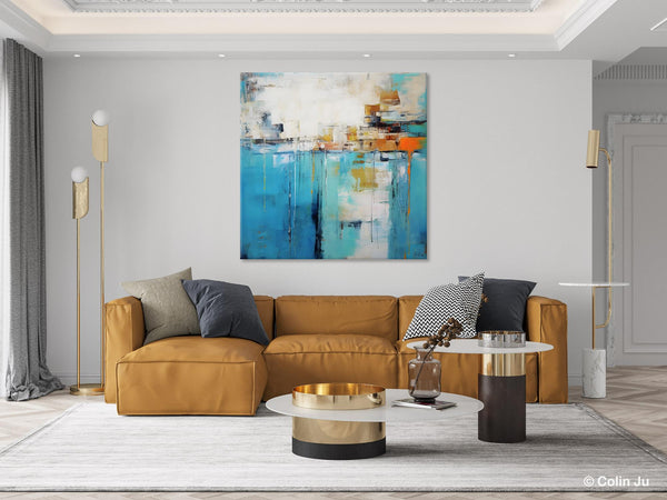 Abstract Painting on Canvas, Original Abstract Wall Art for Sale, Contemporary Acrylic Paintings, Extra Large Canvas Painting for Bedroom-artworkcanvas