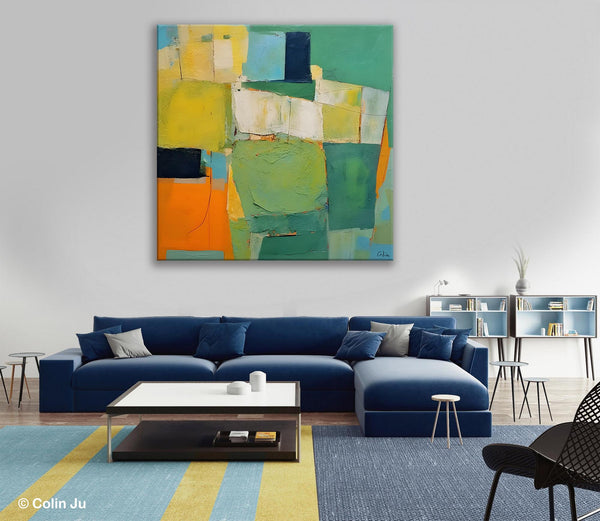 Large Wall Art Painting for Bedroom, Oversized Abstract Wall Art Paintings, Original Canvas Artwork, Contemporary Acrylic Painting on Canvas-artworkcanvas