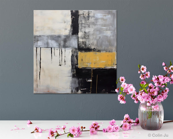 Extra Large Original Artwork, Large Paintings for Bedroom, Abstract Landscape Painting on Canvas, Oversized Contemporary Wall Art Paintings-artworkcanvas