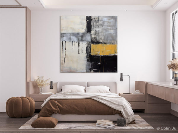 Extra Large Original Artwork, Large Paintings for Bedroom, Abstract Landscape Painting on Canvas, Oversized Contemporary Wall Art Paintings-artworkcanvas