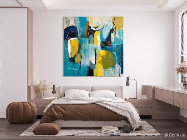 Acrylic Painting for Living Room, Contemporary Abstract Artwork, Extra Large Wall Art Paintings, Original Modern Artwork on Canvas-artworkcanvas