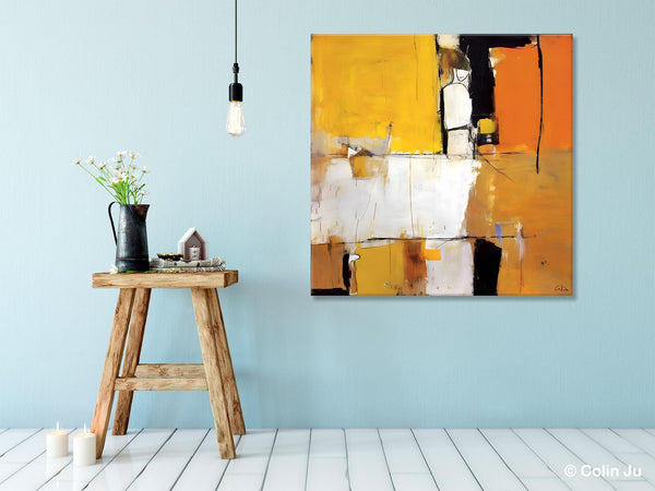 Oversized Modern Abstract Wall Paintings, Large Wall Art Painting for Bedroom, Original Canvas Art, Contemporary Acrylic Painting on Canvas-artworkcanvas