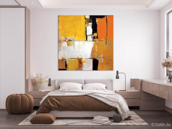 Oversized Modern Abstract Wall Paintings, Large Wall Art Painting for Bedroom, Original Canvas Art, Contemporary Acrylic Painting on Canvas-artworkcanvas