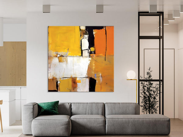 Oversized Modern Abstract Wall Paintings, Large Wall Art Painting for Bedroom, Original Canvas Art, Contemporary Acrylic Painting on Canvas-artworkcanvas