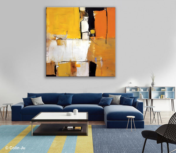 Oversized Modern Abstract Wall Paintings, Large Wall Art Painting for Bedroom, Original Canvas Art, Contemporary Acrylic Painting on Canvas-artworkcanvas