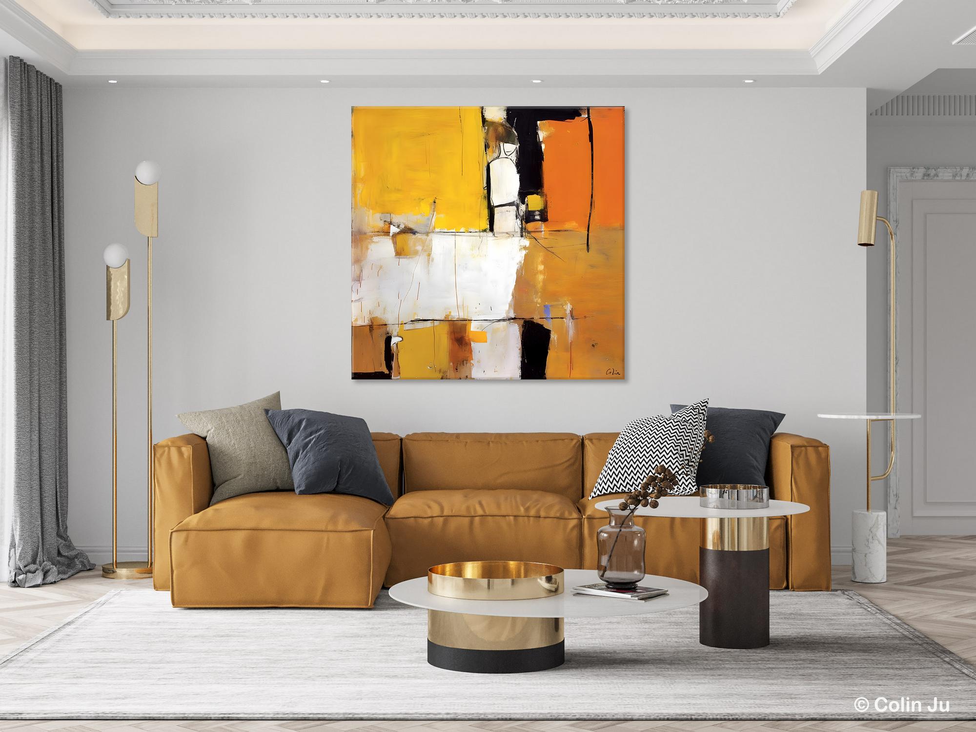 Oversized Modern Abstract Wall Paintings, Large Wall Art Painting for Bedroom, Original Canvas Art, Contemporary Acrylic Painting on Canvas-artworkcanvas