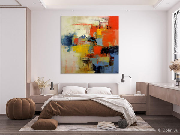 Abstract Wall Paintings, Contemporary Wall Art Paintings, Extra Large Paintings for Dining Room, Hand Painted Canvas Art, Original Artowrk