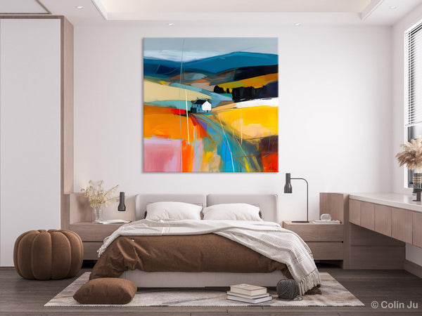 Contemporary Abstract Artwork, Acrylic Painting for Living Room, Oversized Wall Art Paintings, Original Modern Artwork on Canvas-artworkcanvas