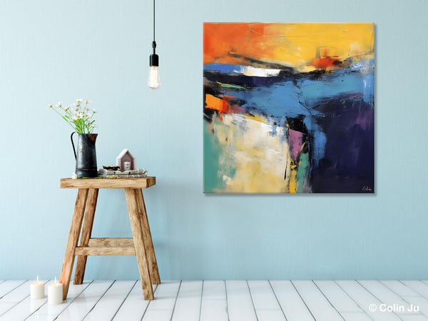 Large Wall Art Painting for Bedroom, Oversized Modern Abstract Wall Paintings, Original Canvas Art, Contemporary Acrylic Painting on Canvas-artworkcanvas