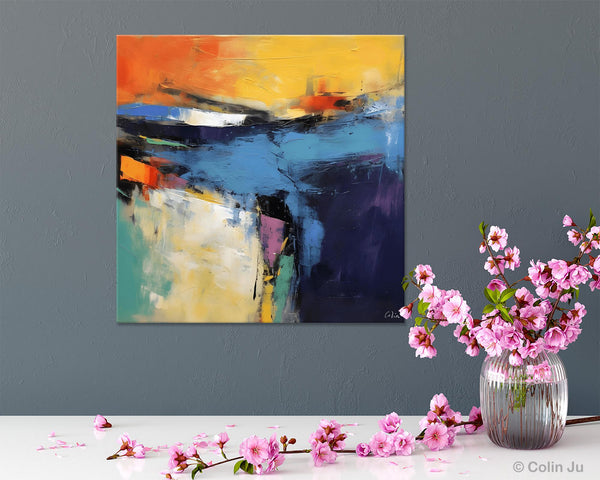 Large Wall Art Painting for Bedroom, Oversized Modern Abstract Wall Paintings, Original Canvas Art, Contemporary Acrylic Painting on Canvas-artworkcanvas