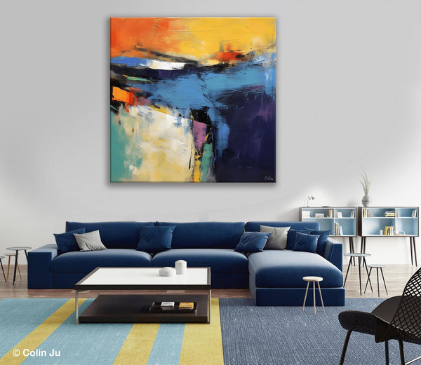 Large Wall Art Painting for Bedroom, Oversized Modern Abstract Wall Paintings, Original Canvas Art, Contemporary Acrylic Painting on Canvas-artworkcanvas