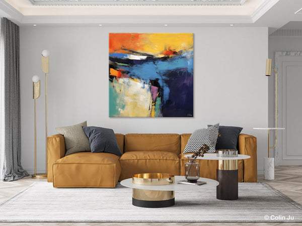 Large Wall Art Painting for Bedroom, Oversized Modern Abstract Wall Paintings, Original Canvas Art, Contemporary Acrylic Painting on Canvas-artworkcanvas