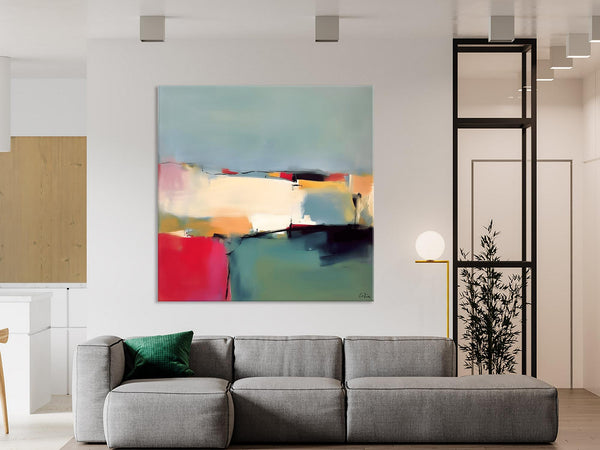 Contemporary Abstract Artwork, Acrylic Painting for Living Room, Oversized Wall Art Paintings, Original Modern Paintings on Canvas-artworkcanvas