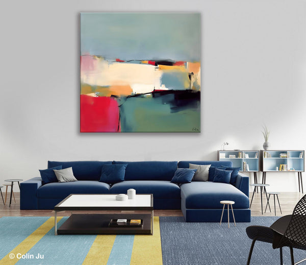 Contemporary Abstract Artwork, Acrylic Painting for Living Room, Oversized Wall Art Paintings, Original Modern Paintings on Canvas-artworkcanvas