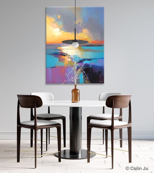 Original Modern Wall Art Painting, Canvas Painting for Living Room, Abstract Landscape Paintings, Oversized Contemporary Abstract Artwork